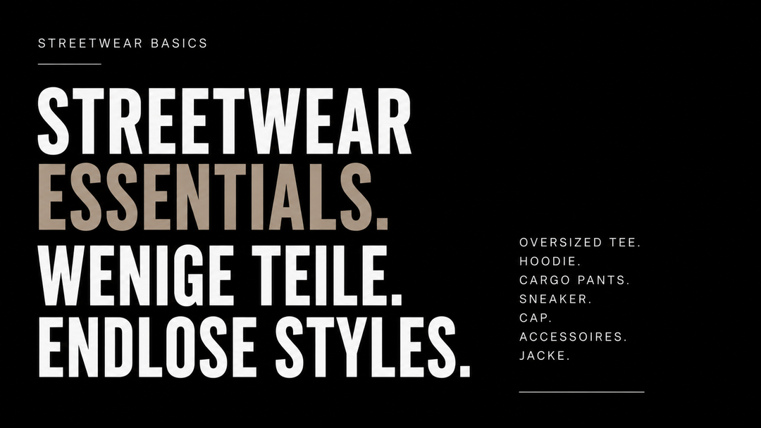 Oversize Streetwear Essentials Basics von Insane Society Clothing