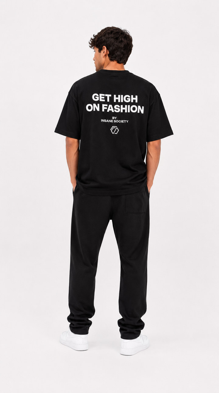 Oversize T-Shirt HIGH Black