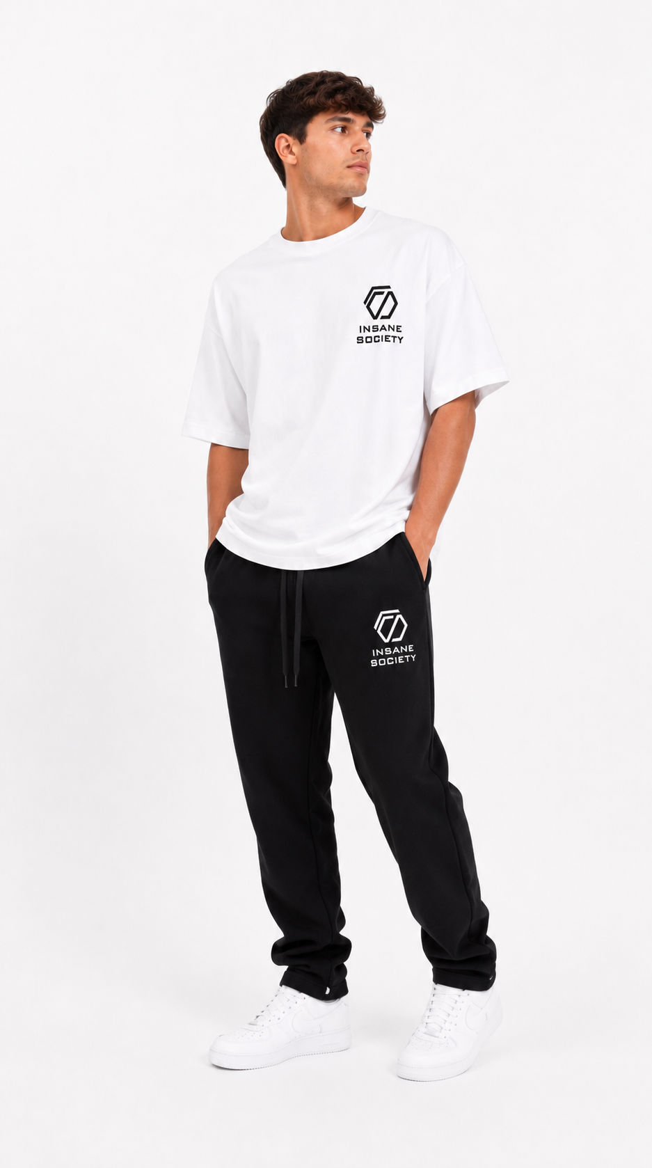 T-shirt oversize HIGH blanc
