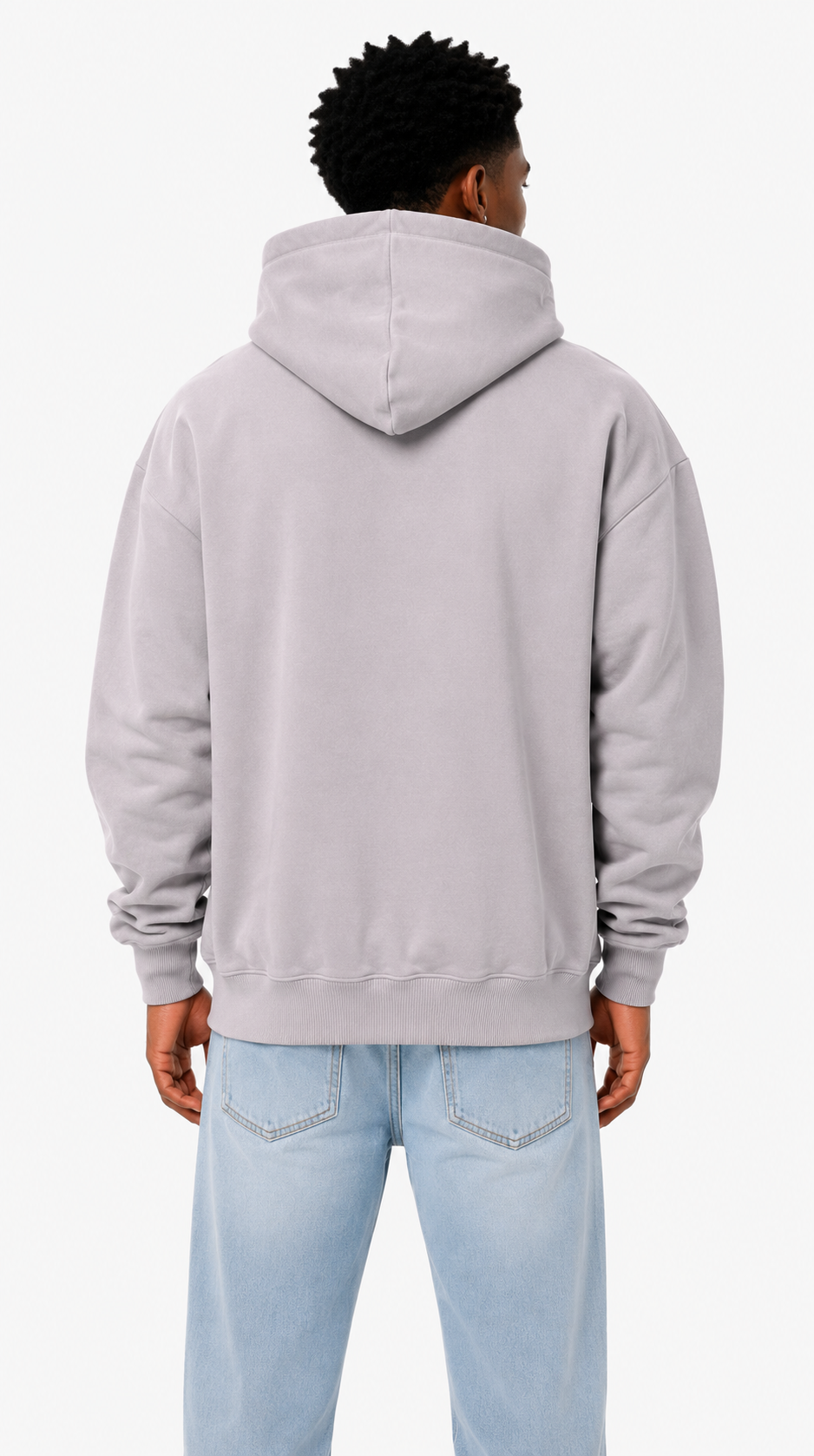 Oversize Hoodie Classic Grey Back von Insane Society